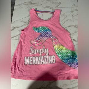 Wonder Nation Pink Mermaid Tank Top